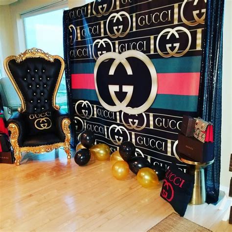 gucci party decorating ideas.